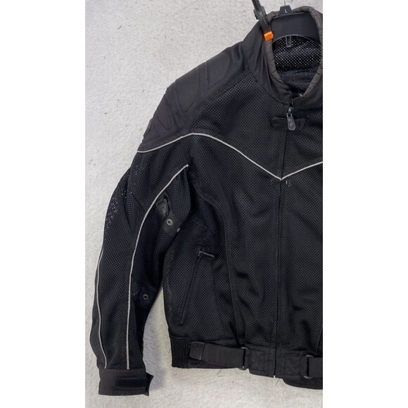 Tourmaster Intake Motorcycle Jacket Mens Size Large 44 Coat Black CE Protector - Picture 14 of 16